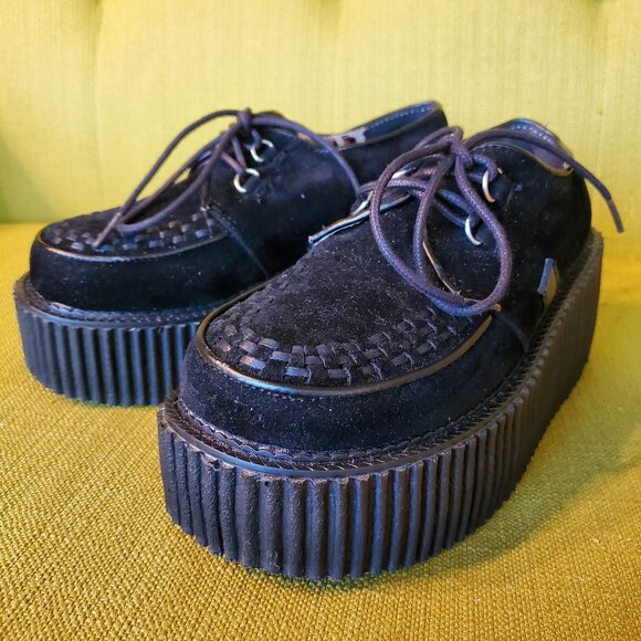 Demonia Shoes - Demonia Creeper 206 Vegan Suede Women's Size 7